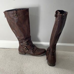 Carlos Santana 8.5 brown knee high boot